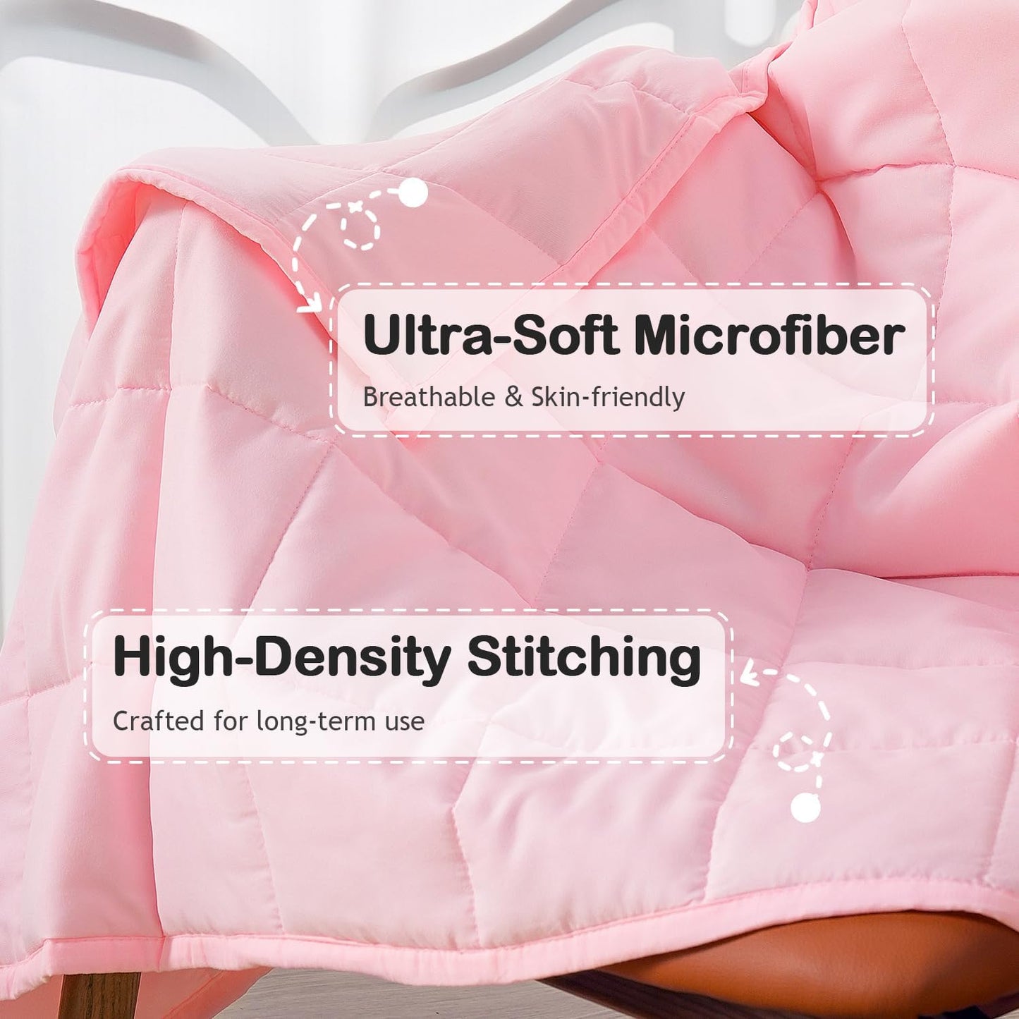 Kids Breathable Cooling & Warm Weighted Blanket Throw