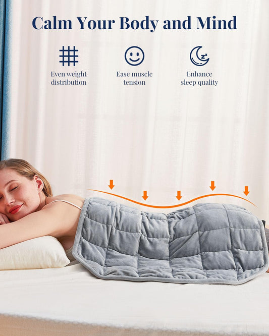 Small Weighted Lap Blanket Throw for Adult