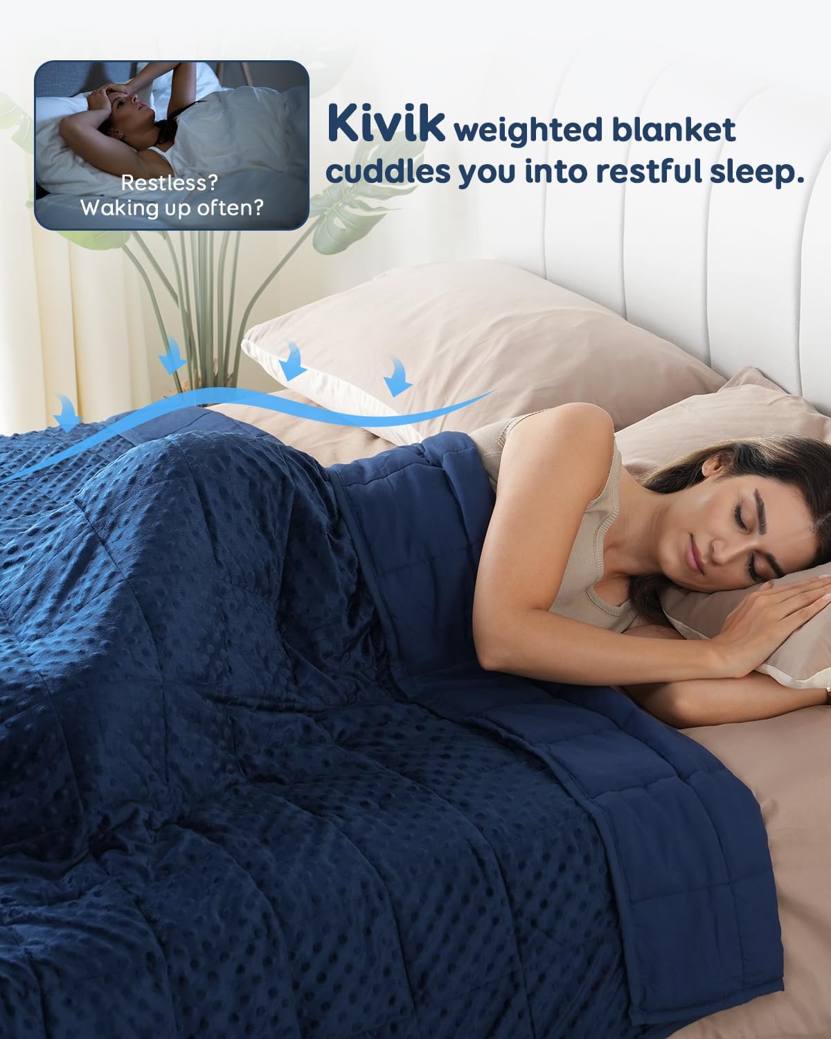 Microfiber Reversible Minky Dot Weighted Blanket Throw Blankets for Adult