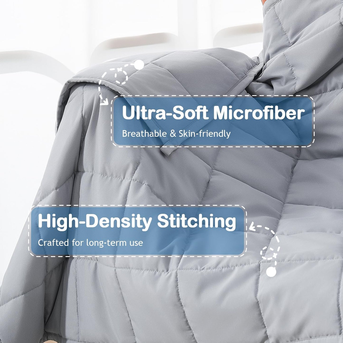 Kids Breathable Cooling & Warm Weighted Blanket Throw
