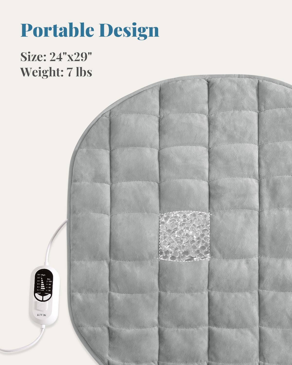 Weighted Heating Pad Heated Weighted Blanket for Adult