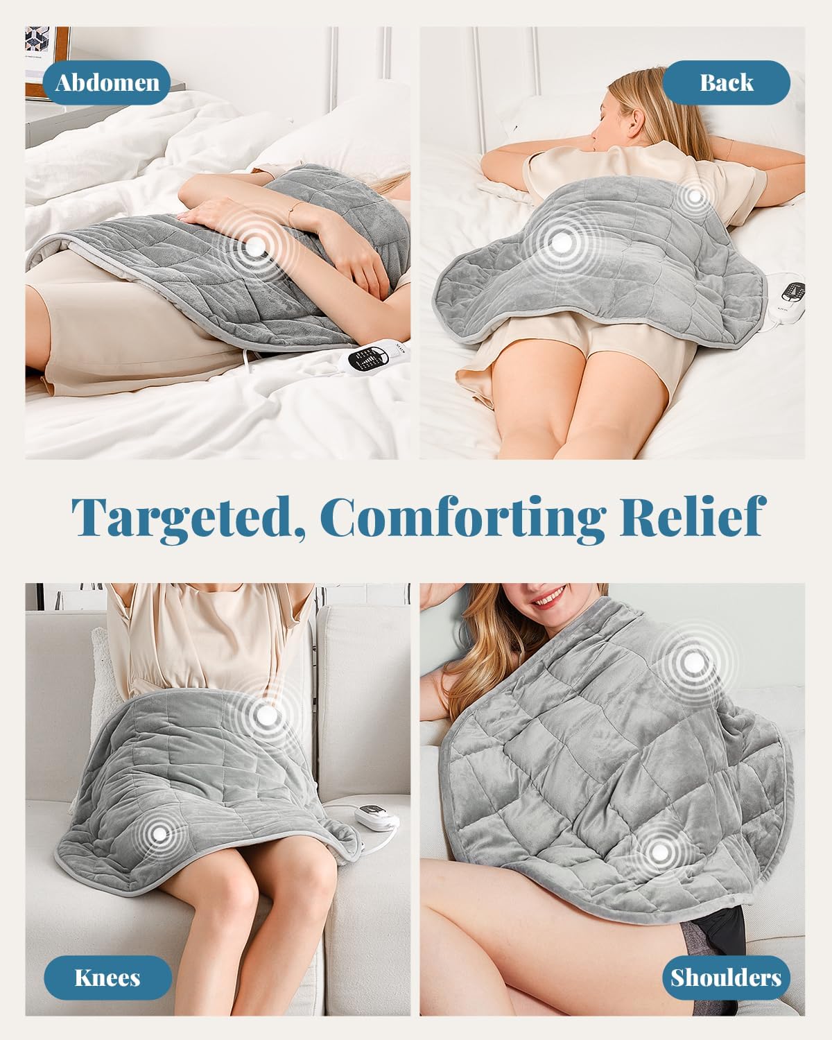 Weighted Heating Pad Heated Weighted Blanket for Adult