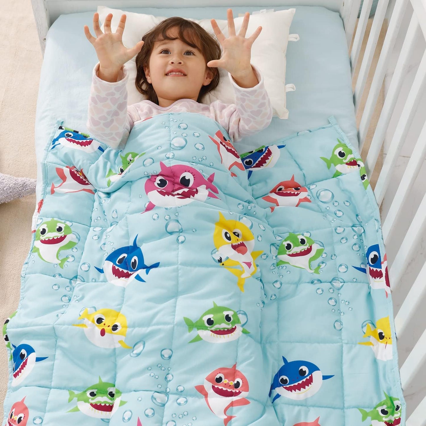 Baby Shark Kids Weighted Blanket Throw for All-Season